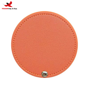 Miroir de maquillage de poche rond de luxe, logo personnalisé, vente en gros, réduction sur les achats multiples, miroir de maquillage de poche de designer - Product Image 1