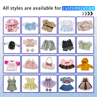 Robe de poupée miniature personnalisée professionnelle OEM, magnifique vêtement de poupée miniature, usine de costumes de poupée ODM, adorables tenues de poupée miniature