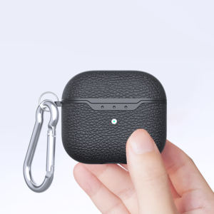 Étui de protection pour écouteurs en Tpu souple <span class=keywords><strong>2022</strong></span>, en Grain Lychee pour étui Airpod porte-clés <span class=keywords><strong>pro</strong></span> 2, nouvelle collection Offre Spéciale - Product Image 5