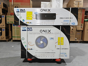 เครื่องปรับอากาศแบบติดผนัง ประหยัดพลังงาน ระบบทำความเย็น 220v 24000 BTU เป็นมิตรกับสิ่งแวดล้อม สีดำ สำหรับภายในอาคาร - Product Image 6