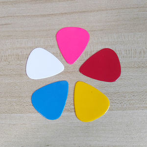 Plectres de guitare vierges de 0,71 mm, solides, de couleur rouge, jaune, bleu, rose, plectre médiateur <span class=keywords><strong>Reeder</strong></span>, livraison gratuite, 50 pièces par lot - Product Image 3