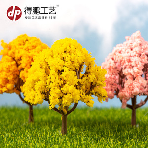 Artificial Decorative <b>Trees</b> <b>Plastic</b> Flower Miniature Landscape Ornaments Indoor Outdoor Garden Decoration D1481 - Product Image 3