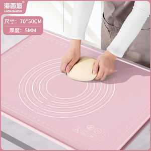 Tapis de cuisson en silicone réutilisable, rouleau et coupe-pâte, fabrication de pain, résistant au four, antiadhésif, compatible lave-vaisselle, écologique - Product Image 4