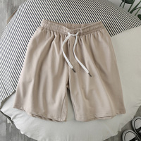 Pantalones cortos de moda callejera para hombre, pantalones deportivos de playa de tres cuartos, pantalones casuales para jóvenes