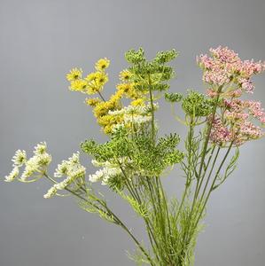 <span class=keywords><strong>Fleur</strong></span> de dentelle artificielle Queen <span class=keywords><strong>Anne</strong></span> de haute qualité à 5 têtes pour la décoration d'événements - Product Image 2