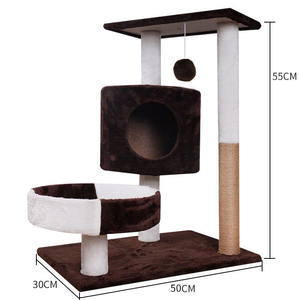 <b>Cat</b> Tree Cute <b>Cat</b> Tower <b>for</b> Indoor Multi-Level <b>Cat</b> Furniture with <b>Scratching</b> <b>Post</b> - Product Image 5