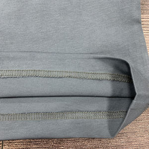 เสื้อยืดลำลองทรงหลวม180Gsm น้ำหนักเบามียางยืดคอปกพิมพ์ลายแบบครอป - Product Image 6