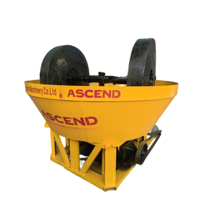 Motor eléctrico de 200kg, 300kg por hora, molienda de oro, molino húmedo <span class=keywords><strong>Tahona</strong></span> 1200 1100 para minería de oro en Indonesia, Nigeria - Product Image 2