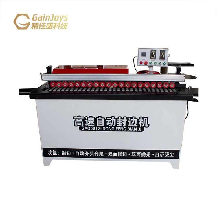 Полностью автоматический высокоскоростной Кромкооблицовочный станок, маленький Электрический Кромкооблицовочный станок на деревянной основе, деревообрабатывающий Кромкооблицовочный станок