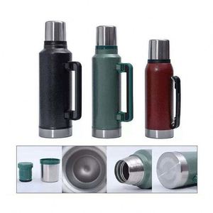 Grande bouteille d'eau de voyage 1L 1.4L 1.9L en acier inoxydable, thermos isotherme sous vide pour les sports de plein air - Product Image 5