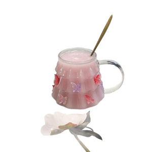 Tazza da Caffè in Vetro Borosilicato Trasparente con Manico, Riutilizzabile per Tè e Latte, per Casa e Ufficio - Product Image 5
