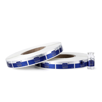 Impression personnalisée étiquette adhésive de produit médical privé de soins de santé pour l'emballage de bouteilles en verre