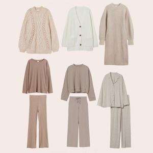 ชุดเซ็ตเสื้อผ้าถักนิตติ้งสำหรับผู้หญิง ชุดลำลองเข้าชุดกัน เสื้อคาร์ดิแกนแขนยาว กางเกงขายาว ผลิตตามสั่งจากโรงงาน - Product Image 2