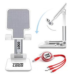 Wholesale Custom Business Logo Promotional Gift Factory Best Price Lazy Holder Folding Desktop <b>Phone</b> <b>Stand</b> - Product Image 1