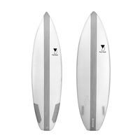 Usine de gros taille personnalisée en mousse queue de poisson planches de surf transparentes planche courte planches de surf dures