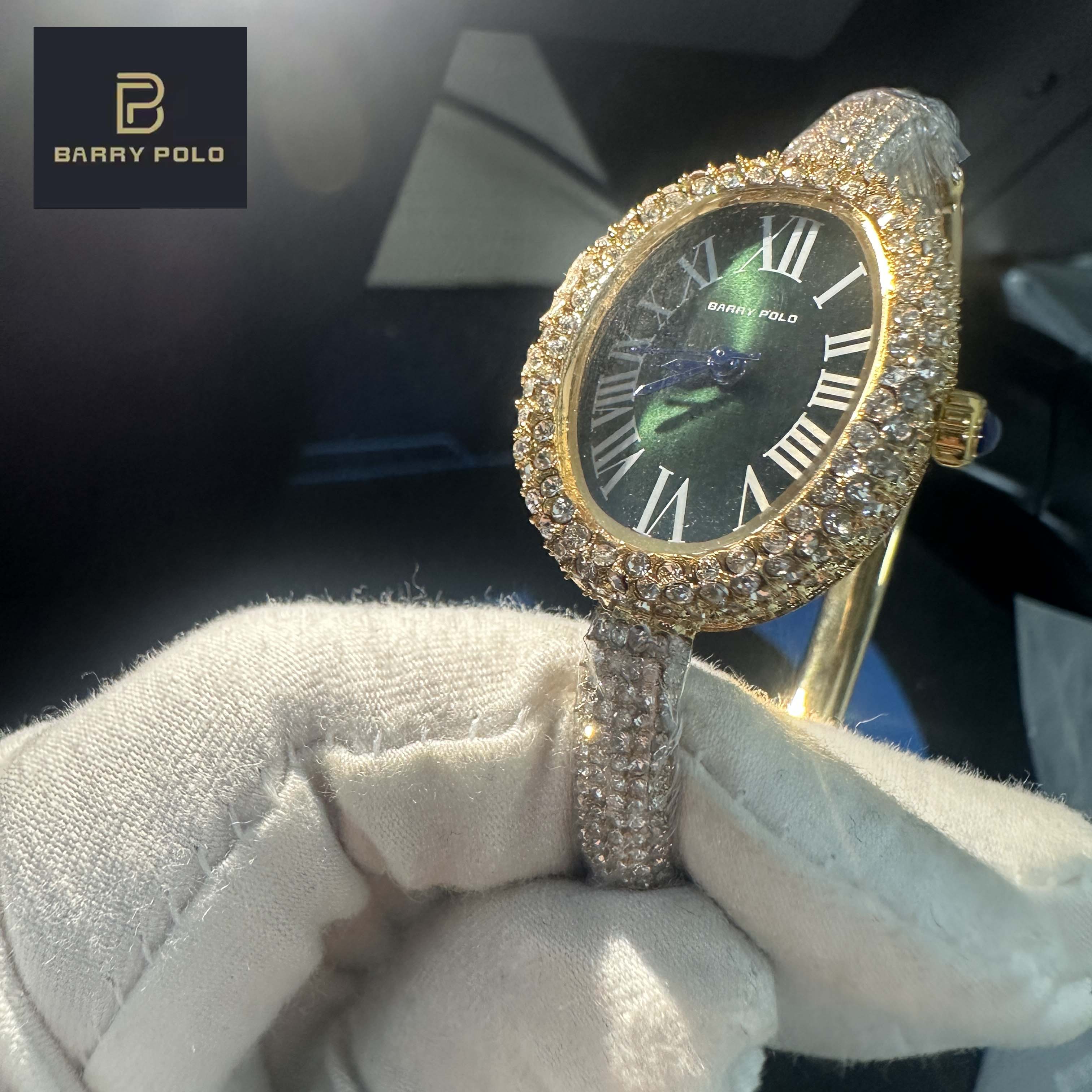 diamond gold green