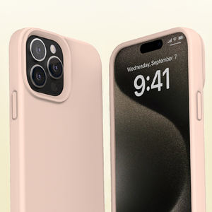 Étui de téléphone magnétique en silicone liquide de haute qualité étui de téléphone portable souple en caoutchouc pour iphone 16promax couverture arrière - Product Image 6