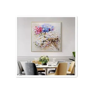 Pintura al Óleo Moderna Abstracta <span class=keywords><strong>de</strong></span> Paisaje, Arte <span class=keywords><strong>de</strong></span> Pared con Relieve 3D en Lienzo, Decoración del Hogar - Product Image 4