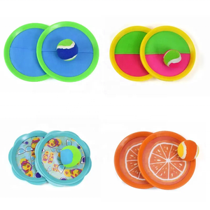 Juego de Lanzar <span class=keywords><strong>y</strong></span> Atrapar Pelotas Personalizado para la Playa, con Palas Impresas, Juguete Deportivo para Niños <span class=keywords><strong>y</strong></span> Adultos, para Jardín o Exteriores - Product Image 2