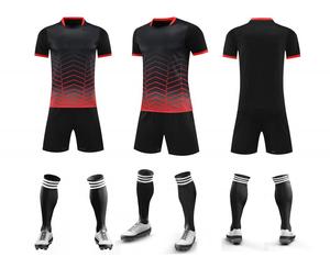 Seragam Sepak Bola Berkualitas Profesional, Bahan Polyester Bernapas, Set Kaos dan Celana Pendek Sublimasi untuk Klub - Product Image 6