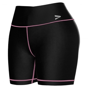 Shorts de sport sexy pour femme avec poches, en spandex, pour l'été, la gym, la course à pied, avec logo personnalisé - Product Image 3