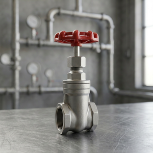 Stainless Steel Screwed Gate Valve 150# CF8 CF8M | 1/2" to 2" NPT BSPP Threaded Screwed <b>Bonnet</b> Gate Valve SS304 SS316 - Product Image 2
