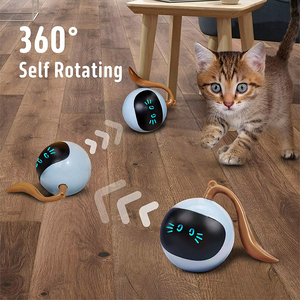 Cute Smart Factory Hot Sale Eco-Friendly 30cm Interactive USB Automatic Moving <b>LED</b> Light <b>Ball</b> Toy Obstacle Avoidance Smart - Product Image 3