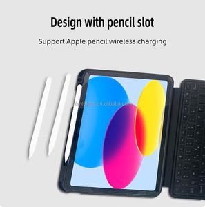 <span class=keywords><strong>2023</strong></span> Offre Spéciale Chine Vente en gros Étui clavier en cuir rétro-éclairé à LED pour <span class=keywords><strong>iPad</strong></span> avec interface USB et pavé tactile Nouveau produit - Product Image 3