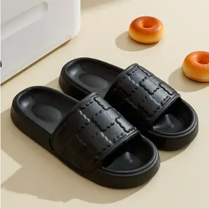 Hot Sales Couples Summer Beach Slippers Casual Lightweight Non-slip Home House Bathroom Cookie Slippers For Men And Women