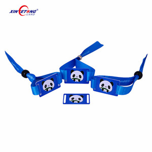 Bracelets tissés imprimables XYT avec puce <span class=keywords><strong>NFC</strong></span> 213 13,56 MHz et encodage de données, adaptés aux parcs d'attractions, aux stations balnéaires et au contrôle d'accès aux événements - Product Image 5