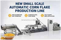 Ligne de production de flocons de maïs à haute efficacité, extrudeuse de céréales à double vis, machine à flocons d'avoine, ligne de production de céréales au yaourt