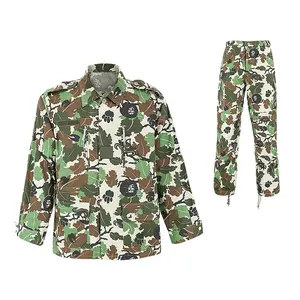 Double Safe Wholesale Custom Camo Bdu Style Working Battle Guard Trekking Camouflage Officer Combat Tactical Security Uniform