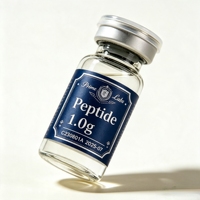Autocollants synthétiques imperméables personnalisables pour flacons de recherche de peptides synthétiques de 3 ml à marque privée