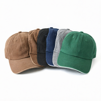 Casquettes de baseball sportives personnalisées en coton lavé à 6 panneaux, motif dessin animé, pour hommes et unisexe, vente en gros, dropshipping