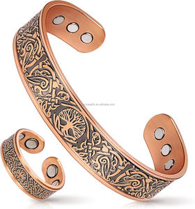 <span class=keywords><strong>Bracelet</strong></span> de thérapie magnétique Offre Spéciale énergie soulagement de la <span class=keywords><strong>douleur</strong></span> arthrite réglable pour hommes femmes avec boîte-cadeau - Product Image 3