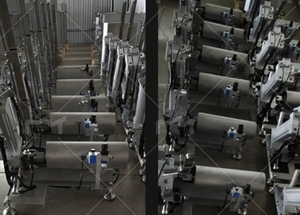 Khí nén căng thịt bò cuộn niêm phong máy buộc chặt nhôm Khóa đấm lõi mang cho bao bì chế biến thịt - Product Image 4