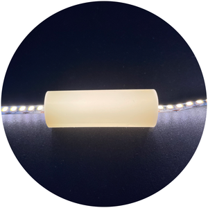 Smd2835 DC24V 1cm tagliabile 400Led/<span class=keywords><strong>m</strong></span> doppia faccia 360 gradi che emettono luce Led striscia di luce per tubo di Silicone profilo - Product Image 6