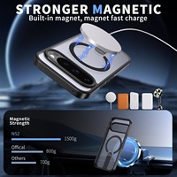 Leyi Etuis de téléphone portable anti-chute en TPU + acrylique de haute qualité Housses de téléphone magnétiques puissantes pour Google PIXEL 9A avec support en métal