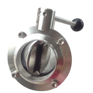 Ôn Châu Van Bướm Bằng Tay Bằng Thép Không Gỉ Van Bướm Hàn Vệ Sinh Van Bướm Hàn Hiệu Suất Cao - Product Image 1