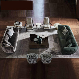 Luxury Fashion Foshan Sofa Set Fabric Sofa Luxury Arm <strong>Chairs</strong> Living Room Modern Single Sofa Luxury Factory Supply - Product Image 3