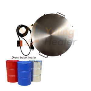 Paslanmaz çelik varil ısıtma için sıcaklık kontrol fişi ile Metal tambur baz ısıtıcı yağ bidonu ısıtıcı elektrikli ısıtma elemanı - Product Image 1