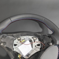 Volant de direction en cuir de style sport automobile pour BMW E90 E92 E93 E71 E82, compatible avec les modèles M3 M4 X6 X5 M2 X3, carbone