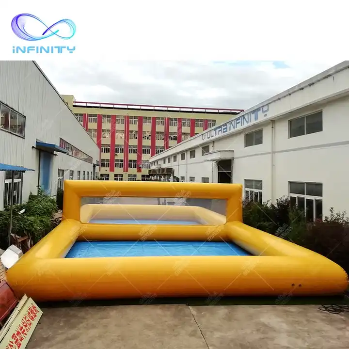 large pool inflatable volleyball field /