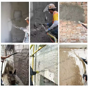 רב תכליתיים 220v 380v v מלט חול מרסס קיר מכונת ריסוס קיר מכונת ריסוס עם מנוע ורכיבי ליבת מנוע - Product Image 3