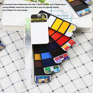 B view — <span class=keywords><strong>Kit</strong></span> d'<span class=keywords><strong>aquarelle</strong></span> de voyage, pour artiste artistique, Mini <span class=keywords><strong>Portable</strong></span>, pour peinture en extérieur - Product Image 3