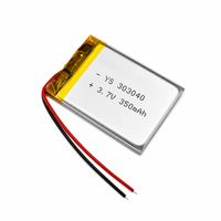 Batterie Li-Polymère Ultra Fine 3mm 3.7v 303040 350mah Batterie Lithium Lipo pour GPS