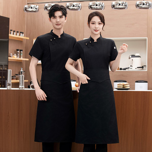 ชุดเครื่องแบบทำงานสำหรับเชฟทำอาหารโรงแรมชุดคลุมทั้งตัวสำหรับผู้ชายและผู้หญิง - Product Image 1