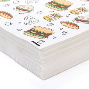 Custom Logo Printing Eco-Friendly Greaseproof PE Hamburger Packaging <b>Tissue</b> <b>Paper</b> Wrapping Deli <b>Paper</b> Food Grade Cookie Milk - Product Image 4
