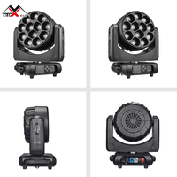 Prix usine 12x40W RGBW LED Zoom Wash DJ pour les lumières de scène de faisceau de tête mobile pour Bar KTV Show