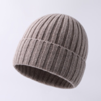 Bonnet tricoté à double couche pour femme adulte, motif à pois, collection automne/hiver, chaud, style décontracté, vente en gros, personnalisation